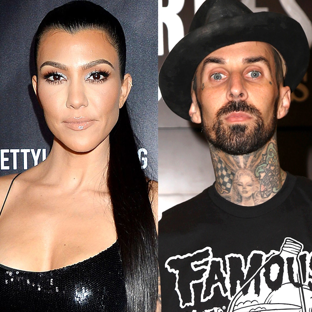 Kourtney Kardashian and Travis Barker relax at Kris Jenner’s house